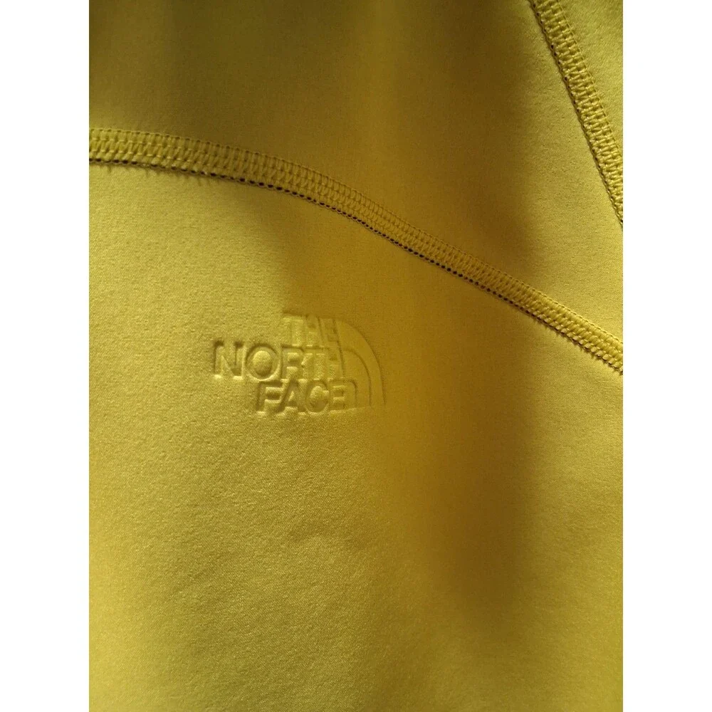 Outdoor Performance 1/2 Zip Colorblock Pullover Jacket North Face Yellow Gray M